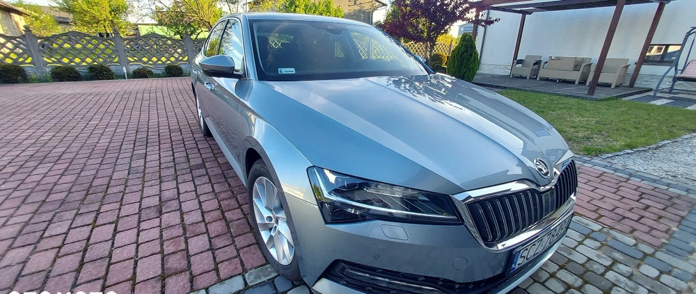 Skoda Superb cena 91900 przebieg: 81900, rok produkcji 2019 z Przedbórz małe 232